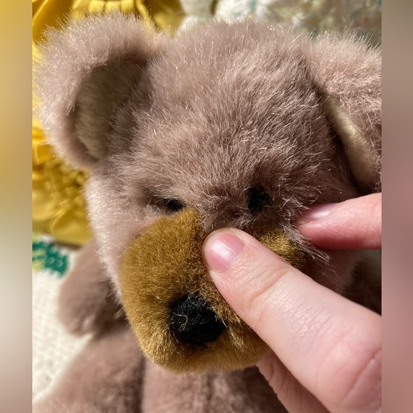 Vintage Jointed Plush Teddy Bear - Eclectic Cottagecore - Picture 7 of 16